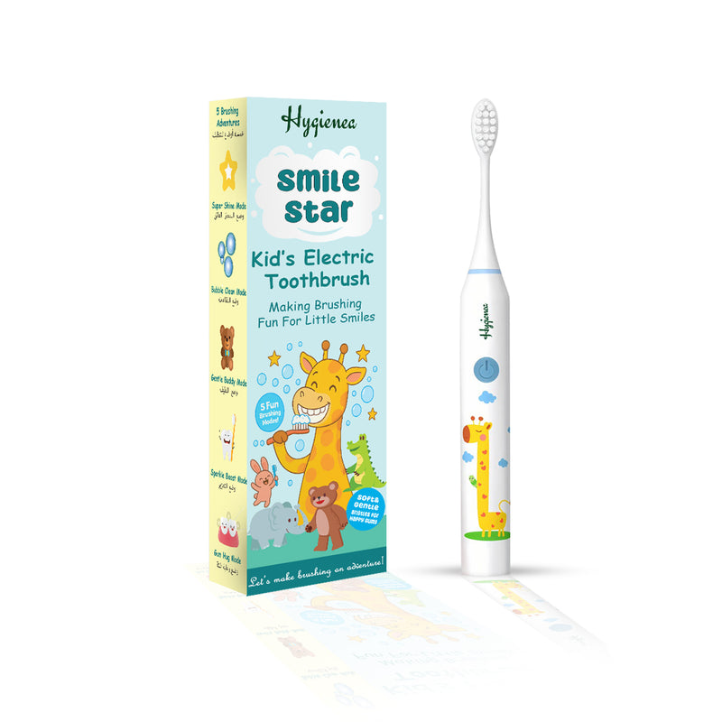 Smile Star Kids Electric Tooth Brush – Tall & Tidy Giraffe
